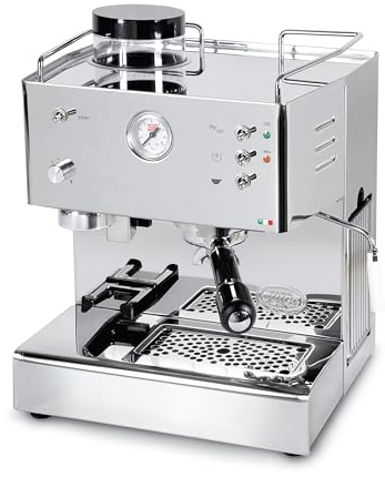 QuickMill Pegaso mit Mahlwerk edelstahl