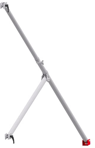 ALTEC Rollfix Aluminium Ausleger | teleskopierbar | 2,20 m bis 3,60 m | 1 Stk. | kein Ballast notwendig