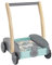 roba Schiebewagen miffy mit 35-teiligem Bauklötze-Set, Holz natur und lackiert, Griffhöhe: 45cm, BxL: 23x31cm, als Puppenwagen nutzbar