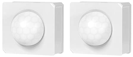 SONOFF SNZB-03 Détecteur de Mouvement ZigBee 2Pcs, sans Fil Permettant de Recevoir des Alertes ou de Déclencher des Lumières à Allumer, Pont requis, Piles incluses