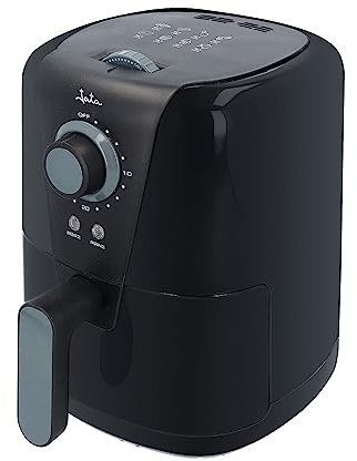 JATA JEFR1221 - Freidora sin aceite con cestillo de 1,5 l. Temperatura de 80 a 200º. Cestillo antiadherente y apto para lavavajillas. Temporizador de 30 minutos. Diseño compacto