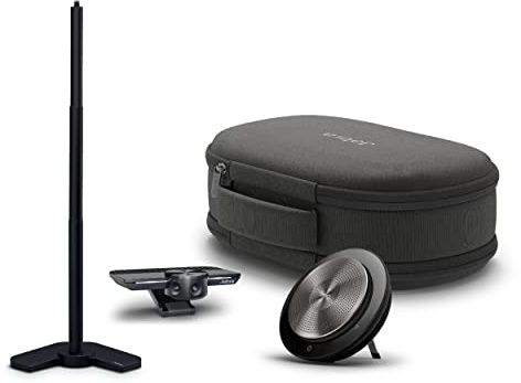Jabra PanaCast Meet Anywhere+ Video Conference Camera with 180° Panoramic-4K View & Speak 750 Conference Speakerphone, UC Certified, USB Cable, Table Stand, Travel Case
