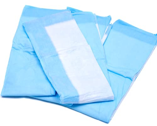 25 Stück 60x60 cm Wickelunterlagen // Baby Wickelauflage für unterwegs // wasserdicht und hygienisch
