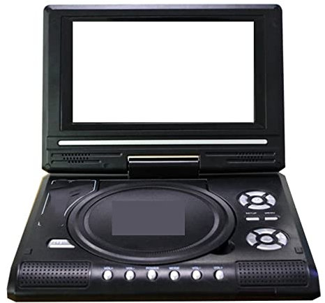 Lecteur DVD Portable Écran du Lecteur DVD Portable avec Fonction de projecteur de télévision par câble AV Prise en Charge USB SD