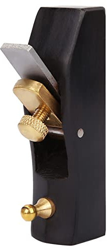 Ebenholz Mini Hobel für Holzbearbeitung, DIY Holzpflege Hobel, Schneidwerkzeug für Holz, Präzisionsbearbeitung und Oberflächenfinish (80mm)