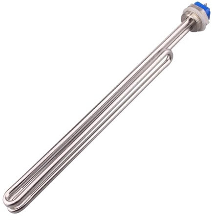 DAVBIR Electric Heating Element 1BSP Foldback Immersion Resistance 240V 1KW 2KW 2.5KW 3KW 3.5KW Tubular Water Heater perfection (Color : Heater -240V, Size : 1kw)