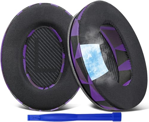 SoloWIT® Kühlgel Ersatz Ohrpolster für Bose QuietComfort 35 (QC35) und Quiet Comfort 35 II (QC35 II) Over-Ear-Kopfhörer