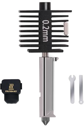 A1 Mini kit di aggiornamento Hotend, set di blocchi di calore per stampante 3D, con nodi in acciaio rigido da 0,2 mm e calzini in silicone per bambù Lab A1/A1 Mini
