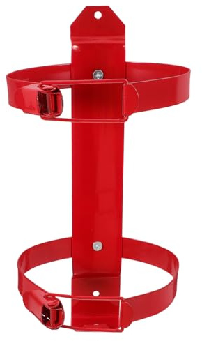 ASAKKURA 2kg Heavy Duty Adjustable Fire Extinguisher Bracket Wall Mount for Vehicles Holder for Home Office and Boat Safety Compact Design for Easy Access Supports Fire Extinguishers | 2kg capacity, heavy duty wall mount, compact design for easy access, ideal for vehicles, home, office, boat safety