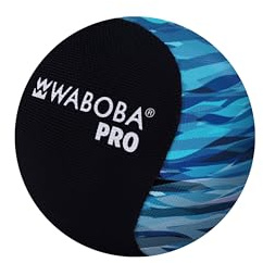 Waboba Pro Water Bouncing Ball – High Performance Ball That Skips & Bounces on Water, Durable Outdoor Pool, Lake & Beach Toy for Teens & Adults - Blue Waves