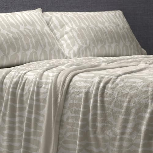 Burrito Blanco | Sábanas de Nacarina® | Cama de 150 a 160cm. (+Medidas Disponibles) | Diseño 060 | Color Lino (150-160x190/200cm.)