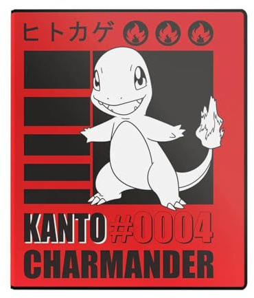 Ultra PRO - Charmander 2” Album for Pokémon | Pokémon Trading Card Album Charmander Binder Cards 2-Inch Organizer Storage Official Collectible Fan Gift Memorabilia