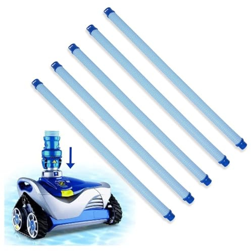 Poolreiniger-Schlauch, Boden-Pool-Staubsaugerschläuche, Ersatz-Set für 8 R0527700 Pool-Staubsaugerschlauch, Ersatzteile, Einzellänge 99 cm, 5 Stück