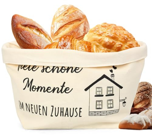 Paneras para Guardar el Pans, Cesta de Pan de Tela, Bolsa de Pan para Mantener Fresco, Regalo de inauguración de la casa, regalo de inauguración de la casa(38x21x15 cm)