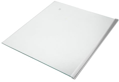 DOITOOL Estante Divisor de Vidrio Templado para Refrigerador 300X290 MM Borde Recubierto Bandeja Transparente Resistente a Altas Temperaturas para Cocina y Congelador Repuesto para
