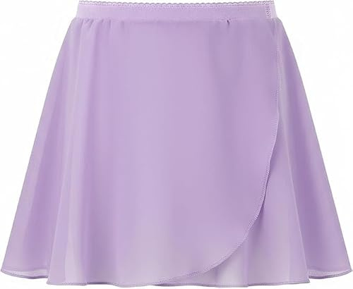 JiAmy Girls Ballet Skirt Chiffon Wrap Dancewear 1/2/3 Pack 3-11 Years | 3-11 Years, chiffon ballet skirt with elastic waist pull on wrap style, 100% polyester dancewear for class party recital