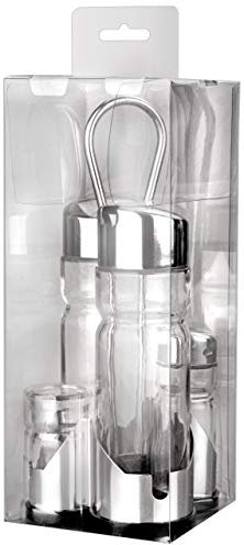 IBILI 768500 - Set da insalata da 4 pezzi (olio+aceto+frullato di sale e pepe+pepe)