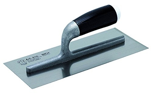 Frattone Liscio Tipo 'Usa' Base E Supporto In Inox Saldato, Manico Ricoperto In Plastica.