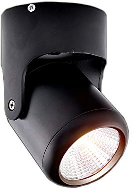 XIHOME Loft LED Wandleuchte, Up Down Wandlampe im modern Stil GU10 bis max. 25W 230V, Deckenleuchte, Deckenlampe, LED Strahler, Spot, Wohnzimmerlampe, Deckenstrahler, Wandstrahler, Deckenspot,Schwarz
