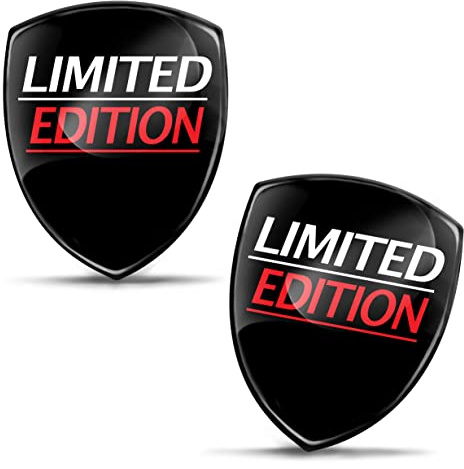 Biomar Labs 2 x Aufkleber 3D Gel Silikon Autoaufkleber Badge Moto Fahrrad Motorrad Biker Helm Stickers Auto Fenster Telefon Laptop PC Tablet Tür Emblem (Limited Edition KS 113)