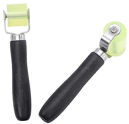 DOITOOL 2stücke Tapeten-flachwalze Mit Ergonomischem Griff Wandaufkleber-flachwalze Tapeten-rollenrad Aus Strapazierfähigem Material Für Für Verschiedene Wanddekorationen