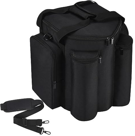 Yaowanguan Étui pour Bose S1 Pro/S1 Pro+ système PA System,Housse Sac à bandoulière Transport Compatible avec Bose S1 Pro/S1 Pro+ système,Sacs supplémentaires pour Microphone,câble,Accessoires(Noir)