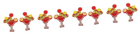 PACKOVE 4pairs Elegant Dangle Drop Earrings Beaded Wine Glass Earrings for Women Clip Boho Style Women Fashion Jewelry