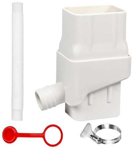 Rain Barrel Diverter - Rainwater Filtration Valve Kit - Adjustable Eco-friendly Rainwater Collection Diverter For 2 X 3inch Standard Downspouts