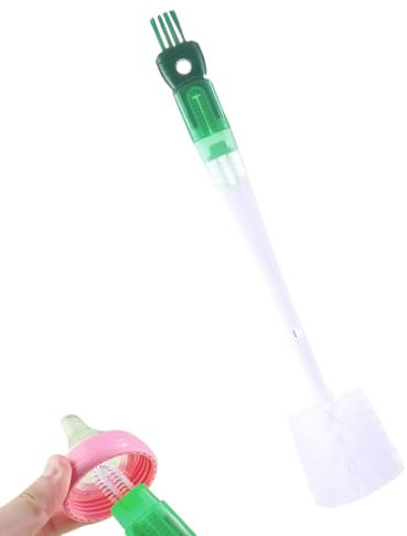 Bottle Brush Multifunctional 5-in-1 Long Handle Ergonomic Straws Nipple