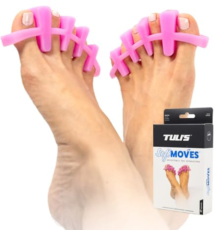 Tuli's Soft Moves Mjuka Tåspridare i Silikon, Rosa