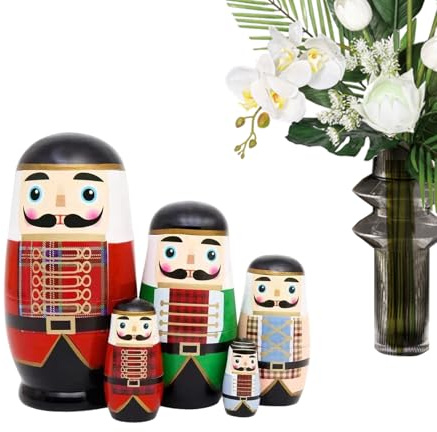 Muñecas para adultos | Figuras de madera cascanueces, escultura modelo de madera, decoración de mesa para salón, dormitorio, sala joven entrada fiestas