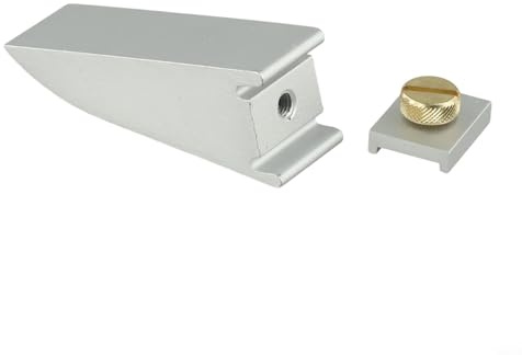 Blocco di carta vetrata per levigatura e lucidatura dei bordi, strumento di levigatura in lega di alluminio con viti placcate in rame per un fissaggio sicuro della carta, confezione da 3 include S (A)