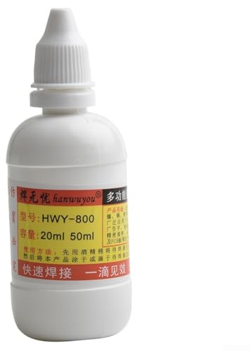 Pasta per saldatura flux in acciaio inossidabile, 50 ml, strumento per saldatura liquida per metallo, flusso per saldatura in acciaio inossidabile, compatibile con rame, nichel ferro