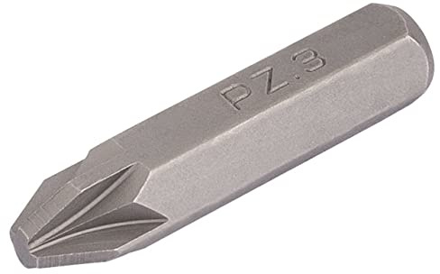 Draper 35996 2800M/PZ No 3 Pozi Type Impact Screwdriver Bit, 8mm , Blue