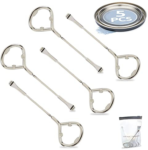 Pro Metal Paint Can Opener Paint Tool & Bottle Opener - Sturdy Steel Design - Lid Removal - Rust Resistant (5 PCS Pack) by Vintage | Tonality