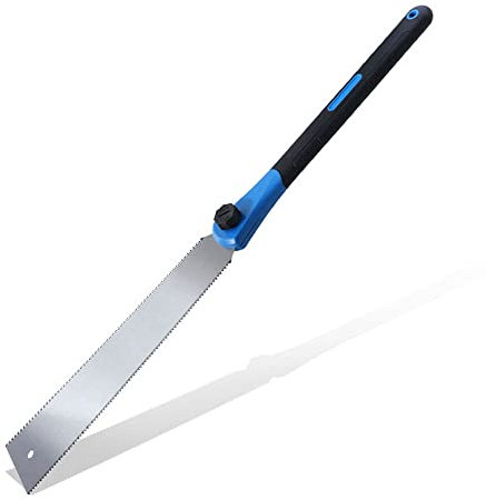 POIU Doppelschneidige Handsäge, 32 cm, japanische Ryoba-Zugsäge, flexible Ziersäge für feines und grobes Schneiden von Holzbearbeitung