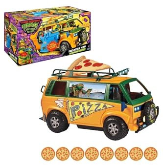 TEENAGE MUTANT NINJA Turtles: Mutant Mayhem Pizza Fire Delivery Van for Age 4+, Ideal present for boys and TMNT fans!