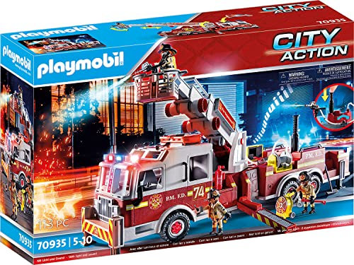 PLAYMOBIL® 70935 Feuerwehr-Fahrzeug: US Tower Ladder