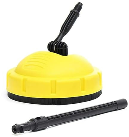 High Pressure Surface Cleaner, Patio Pressure Cleaner, High Pressure Rotating Brush Splash Guard Cleaner, Compatible with Karcher K2-K7 High Pressure Cleaner, Suitable for Yard, Garage Cleaning
