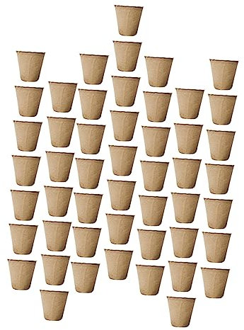 INOOMP 2sätze Papier-Pulp Pflanztöpfen Biologisch Abbaubare Blumentöpfe Für Gartenpflege Und Anzucht Von Pflanzen Für Setzlinge Und Pflanzenstarter