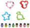 12 Pezzi Taglierina del Biscotto Della Frutta, Taglierine per Sandwich e Sigillante, Sandwich Cookie Cutter, Formine Sandwich Biscotti Stampi in Acciaio, per DIY Decorazioni Dolci Biscotti