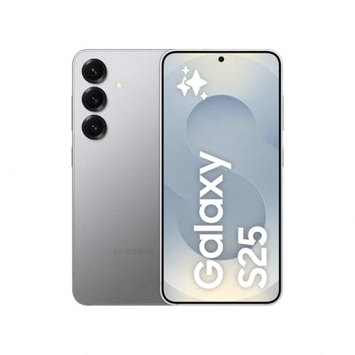 Samsung Galaxy S25 AI Smartphone, Galaxy AI, 12GB Memory, 512GB Storage, 50MP Camera, Silver Shadow, 3 Year Manufacturer Extended Warranty (UK Version)