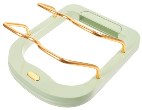 IMIKEYA Pot Lid Holder Wall Mounted No Drilling Required Space Saving Organizer for Kitchen Cabinets Shaped Design for Sturdy Storage of Lids Cutting Boards and Pans Easy to Clean and