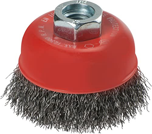 KWB 49719106 - Cepillo de pelo de acero (60 mm diámetro)