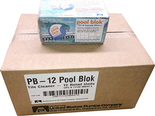 US Bimsstein PB-12 Bimsstein für Pools & Spa Fliesen, Fugen- und Betonreinigung Medium grau