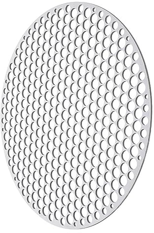 DECORNIJIA Rundes Edelstahl Grillnetz 18cm Hitzebeständiges Camping Grillgitter Vielseitig Für Outdoor Grillen Robustes Metallgitter Leicht Zu Transportieren