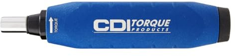 CDI Preset Torque Screwdriver, Unset, 1/4 Inch Hex Drive, Range 1.5-15 In Lbs / .17-1.7 Nm (151SP)
