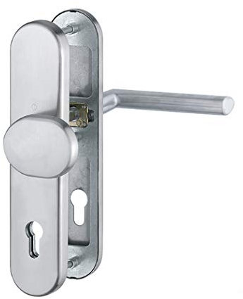 Hoppe 3665024 Schutzbeschlag Stockholm ES1 E86G/3331/3330/1140Z, Pz 92mm, TS 67-72 Stift 10mm, Edelstahl