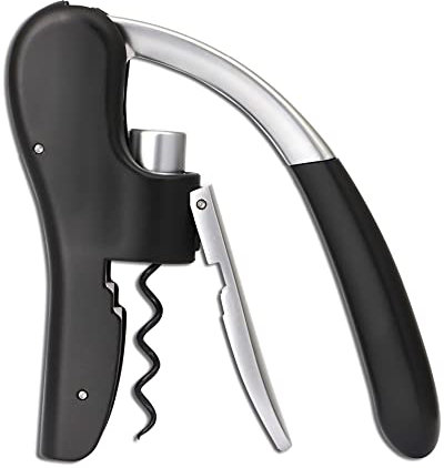 Sacacorchos de palanca de color blanco