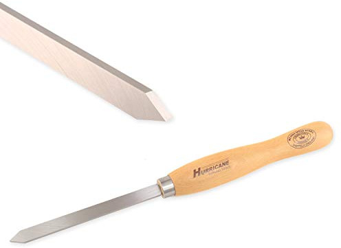 Hurricane Turning Tools, HTT-245W, M2 HSS, 1/4 Parting Tool for Woodturning